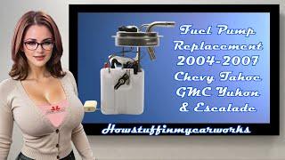 How to replace the In-tank Fuel Pump on 2004 - 2007 Chevy Tahoe, GMC Yukon and Cadillac Escalade