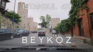 Istanbul 4K Driving Tour in Beykoz District from Ortaçeşme to Anadolu Hisarı Sightseeing Video
