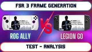 ROG ALLY & LEGION GO FSR 3 performance benchmark