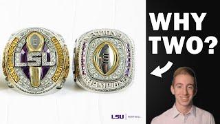 Why National Champions Get 2 Rings