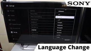 How to Change Language in Sony Bravia Smart TV