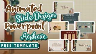 AESTHETIC PPT  #4  | ANIMATED SLIDE | POWER POINT | MUDAH | SIMPLE | FREE TEMPLATE