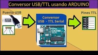 ARDUINO como CONVERTIDOR USB TTL Serial