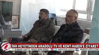 (NEVŞEHİR) İHH Heyetinden Anadolu TV ve Kent Haber'e ziyaret