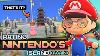  Rating the OFFICIAL NINTENDO ISLAND's Mario Update  || Animal Crossing