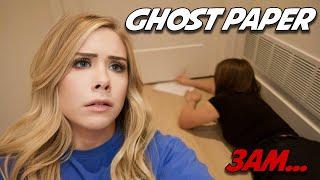DO NOT TRY THE GHOST PAPER CHALLENGE AT 3 AM...