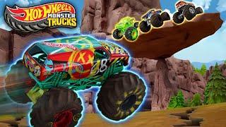 Earthquake Chaos Rocks Hot Wheels Monster Trucks! 🪨 | 2-Hour Compilation