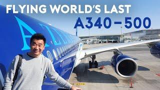 Flying the World’s Last Airbus A340-500 - Azerbaijan Airlines (AZAL)