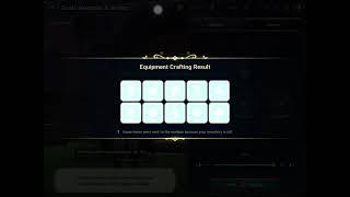 Is is a myth to get RARE EQUIPMENT from CRAFTING? [Ninokuni Crossworld]