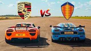 Racing My Koenigsegg Agera RS Vs Porsche 918 Spyder!!