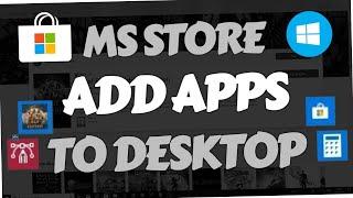 Create Desktop Shortcut for Windows store app / software in Windows 10 / 11