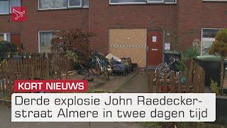 Na aanhouding minderjarige drie explosies bij huis in Almere