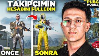 TAKİPÇİMİN HESABINI FULLEDİM! 10.000TL - PUBG MOBİLE