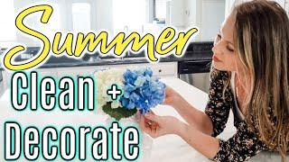 SUMMER CLEAN AND DECORATE #WITHME! | COZY-COTTAGE + FARMHOUSE DECORATING IDEAS | SUMMER DECOR 2020