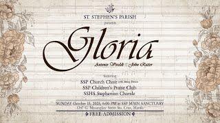 "Gloria" SSP Choir Concert - October 15, 2023