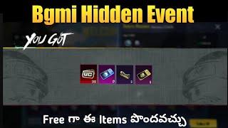 Bgmi Hidden Event | Get Free Materials & Crates in Bgmi | Bgmi Telugu