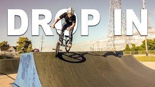 HOW TO DROP IN BMX !!! The easy way, for beginners!