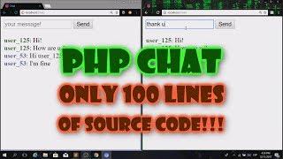 PHP CHAT in Only 100 lines of code