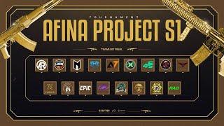 PUBG MOBILE TOURNAMENT AFINA PROJECT S1 FINAL STAGE   #калинкапабг