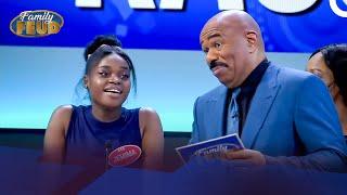 What is a Blesser? Steve Harvey has no idea! | Family Feud South Africa