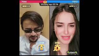 Waseem Aur Alizeh Ki funny Tiktok live entertainment show فل مستی