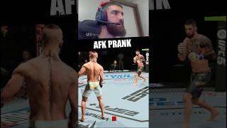 Pretending To Be AFK  #ufc5 #gaming #conormcgregor