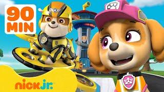 PAW Patrol | ¡Los cachorros de PAW Patrol intercambian trabajos! | 90 minutos | Nick. Jr