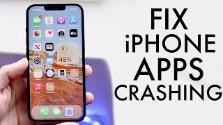 How To FIX Apps Crashing On iPhone / iPad! (2022)