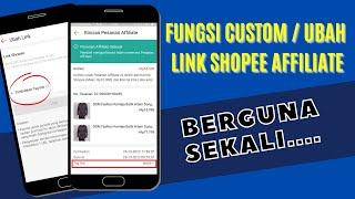 Fungsi Tag Link Shopee Affiliate / Ubah Link Shopee Affiliate