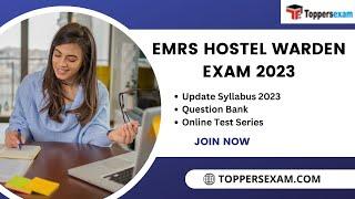 EMRS HOSTEL WARDEN Mock Test, Question Answer 2023, Book