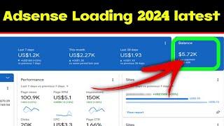 AdSense Loading Method 2024 || google adsense loading course || adsense loading trick
