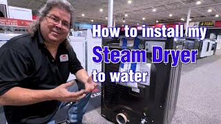 Samsung steam dryer to water - How to hook up