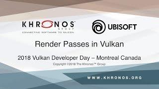 Render Passes in Vulkan