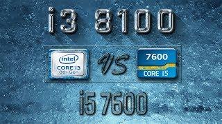 i3 8100 vs I5 7600 Benchmarks | Gaming Tests Review & Comparison