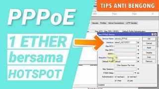 Full Setting PPPoE Di Dalam Satu Interface Hotspot yang Sama