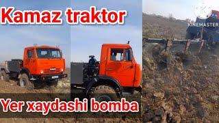 Kamaz yer xaydayapti Traktor kerag emas .Tez koring. @kamaz @traktor