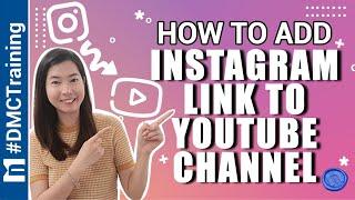 How To Add Instagram Link To YouTube Channel Art | Edit Social Media Links On YouTube Banner