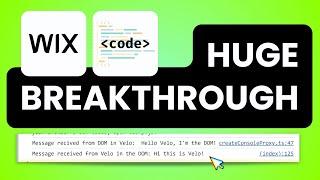 Unlocking Velo's Potential: Two Way Communication with the DOM! (Wix Code Tutorial)