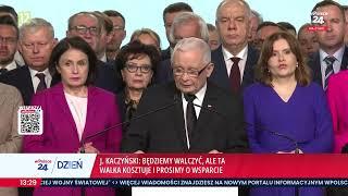 Prezes J. Kaczyński apeluje do wyborców. Ważna konferencja Prawa i Sprawiedliwości