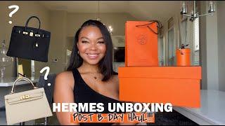 DOUBLE HERMES UNBOXING !! || New Kelly OR Birkin????! || LUXURY HAUL 2021