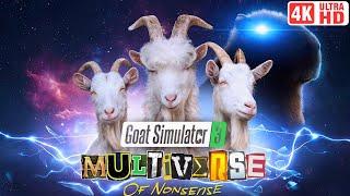 GOAT SIMULATOR 3 - Multiverse Of Nonsense DLC Gameplay Walkthrough FULL GAME  - No Commentary