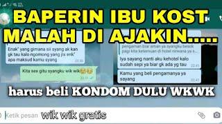 PRANK TEXT : IBU KOST MAU MAIN