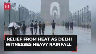 Delhi weather: Sudden rain showers bring relief from scorching heat, though IMD predicted clear sky