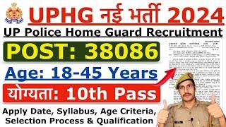 UP Police Home Guard Recruitment 2024 | UP Police Home Guard New Vacancy 2024 | Age, Qualification