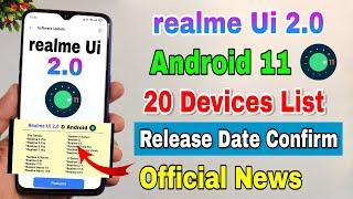 Realme Ui 2.0 & Android 11 supported devices list | Realme Ui 2.0 features, beta testing | 3 Pro, 6