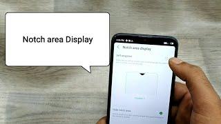 How to Set or Hide Notch area display in Infinix hot8| Display Settings|  Notch Area Display |