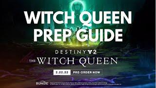 FAST WITCH QUEEN PREP GUIDE   Everything you should do before Witch Queen