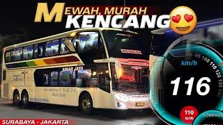 REKOMENDASI BUS TINGKAT TIKET MURAH SBY-JKT‼️Trip Surabaya - Jakarta with Sinar Jaya 27DD