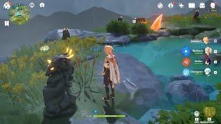 How to Solve 8 Statues Puzzle on Wuwang Hill Peak Mountain - Genshin Impact