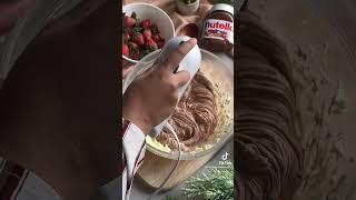 Cara membuat nutella cheesecake